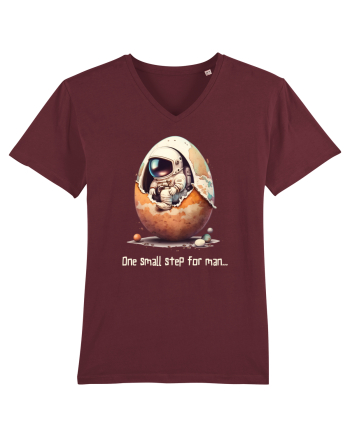 Space Easter - One small step for man Burgundy