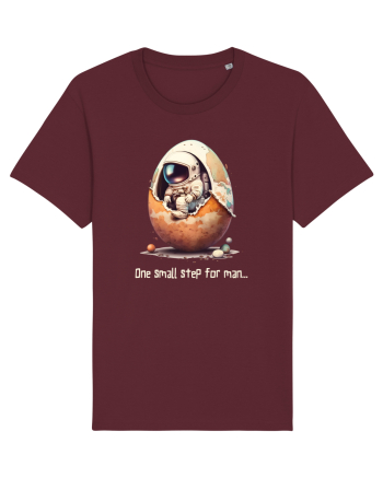 Space Easter - One small step for man Burgundy