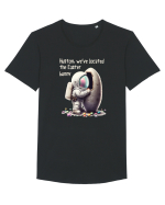 Space Easter - We have located the Easter bunny Tricou mânecă scurtă guler larg Bărbat Skater