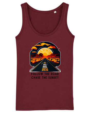 FOLLOW THE ROAD - V1 Burgundy
