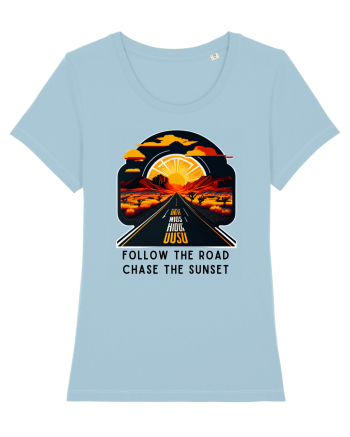 FOLLOW THE ROAD - V1 Sky Blue