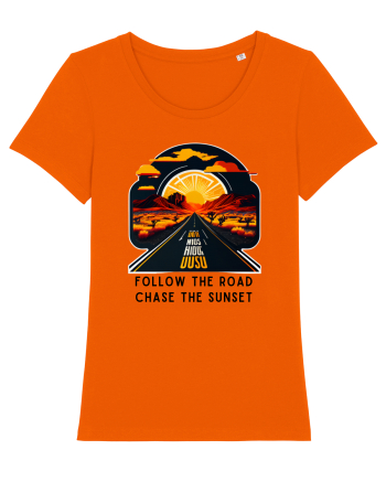 FOLLOW THE ROAD - V1 Bright Orange