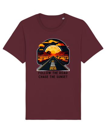 FOLLOW THE ROAD - V1 Burgundy
