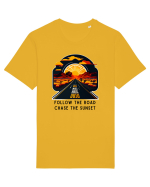 FOLLOW THE ROAD - V1 Tricou mânecă scurtă Unisex Rocker