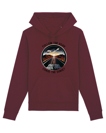FOLLOW THE ROAD - V2 Burgundy