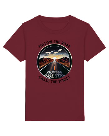 FOLLOW THE ROAD - V2 Burgundy