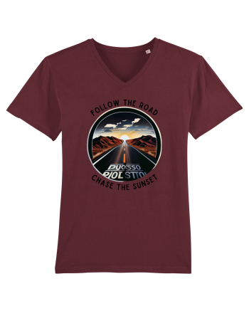 FOLLOW THE ROAD - V2 Burgundy