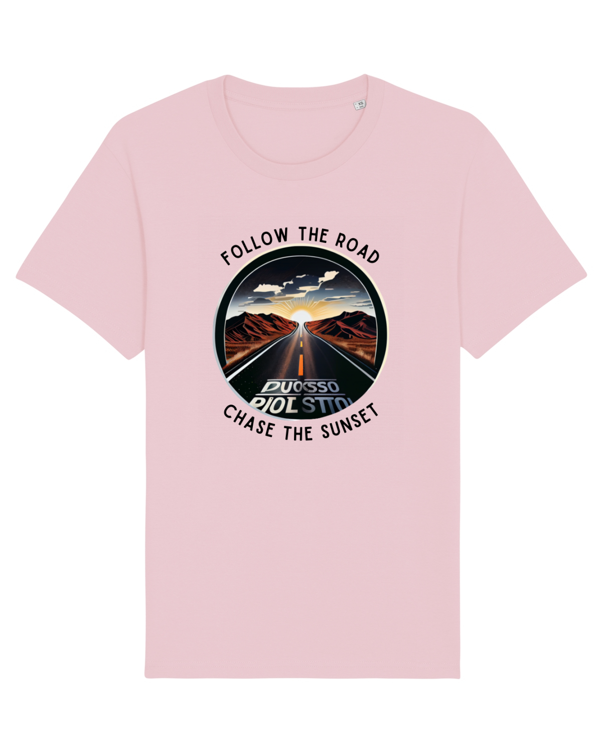 Tricou mânecă scurtă Unisex Rocker Cotton Pink