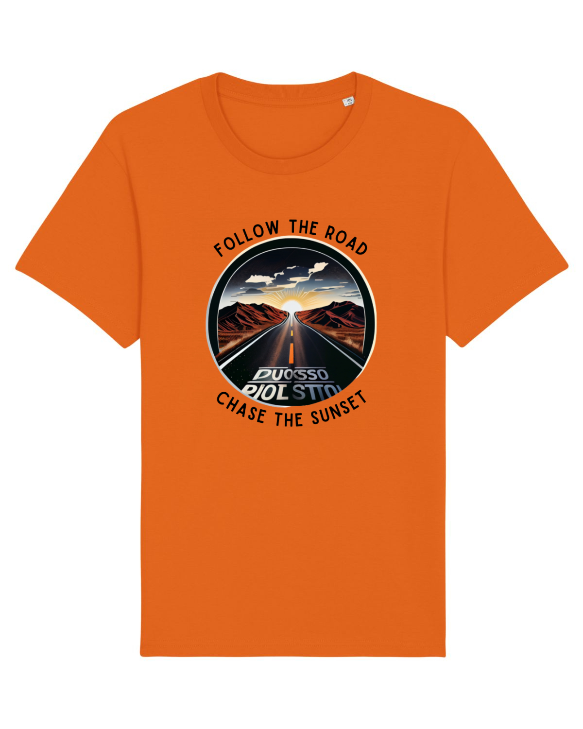 Tricou mânecă scurtă Unisex Rocker Bright Orange