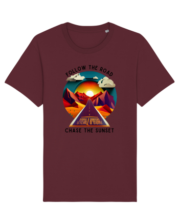 FOLLOW THE ROAD - V3 Burgundy