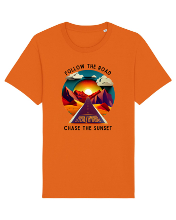 FOLLOW THE ROAD - V3 Bright Orange