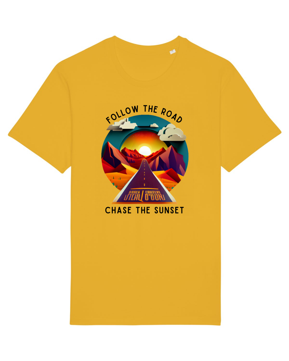 Tricou mânecă scurtă Unisex Rocker Spectra Yellow