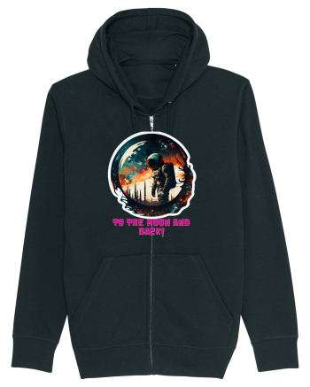 TO THE MOON AND BACK! Black
