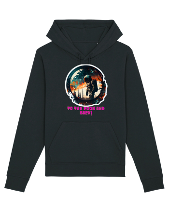 TO THE MOON AND BACK! Black
