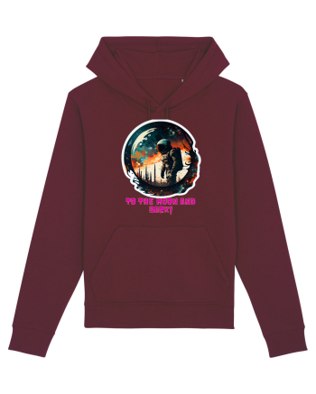 TO THE MOON AND BACK! Burgundy