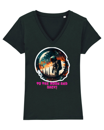 TO THE MOON AND BACK! Black