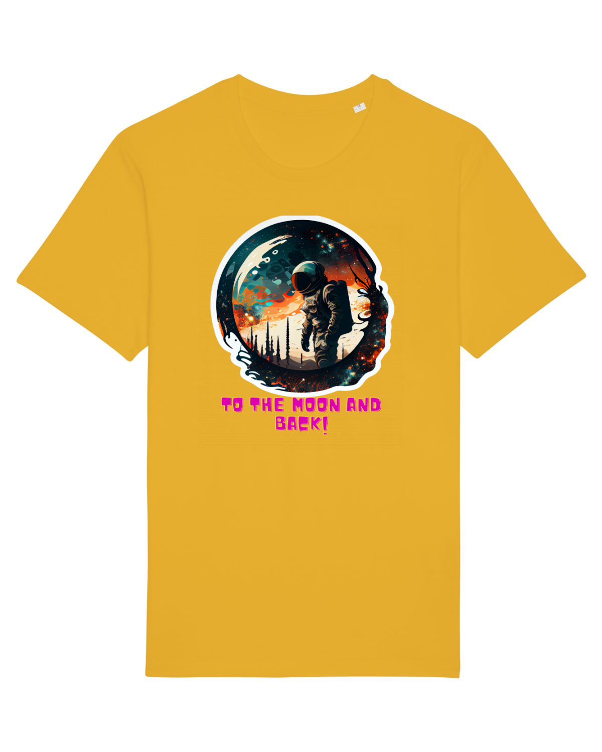 Tricou mânecă scurtă Unisex Rocker Spectra Yellow