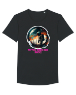 TO THE MOON AND BACK! Tricou mânecă scurtă guler larg Bărbat Skater