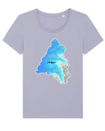 Bihor County Map Lavender