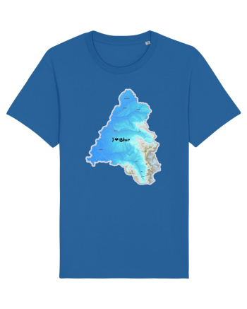 Bihor County Map Royal Blue