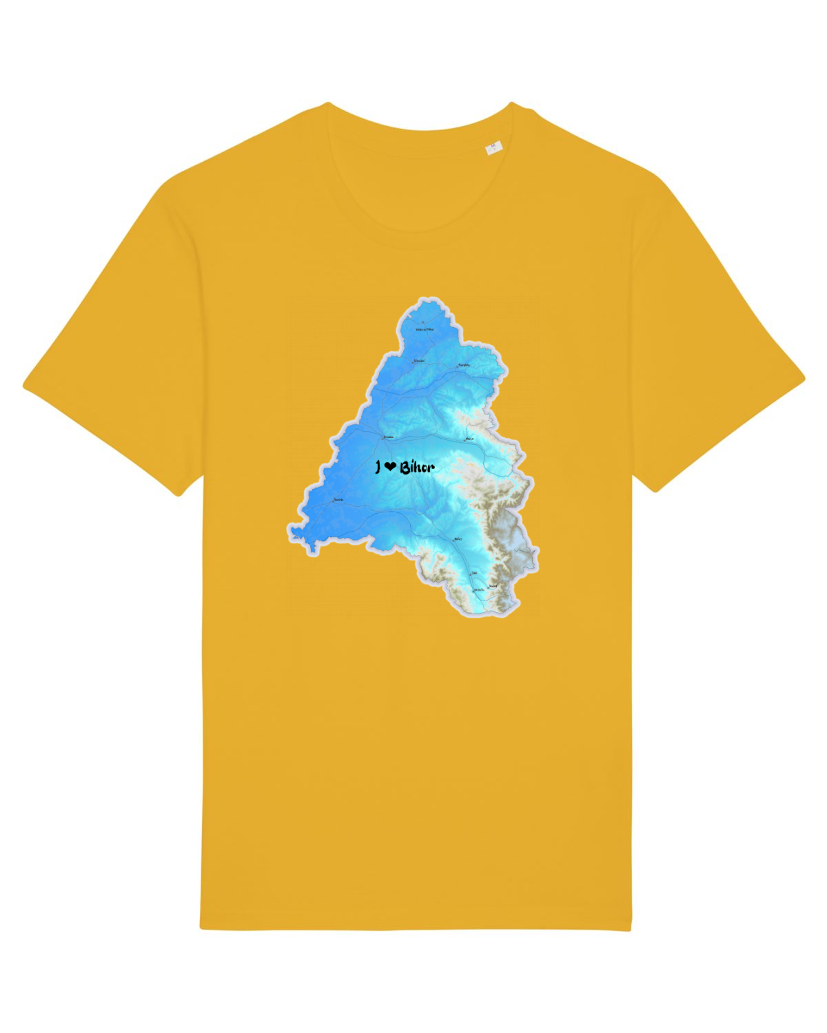 Tricou mânecă scurtă Unisex Rocker Spectra Yellow