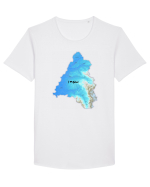 Bihor County Map Tricou mânecă scurtă guler larg Bărbat Skater