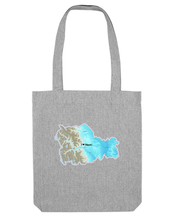 Neamț County Map Heather Grey