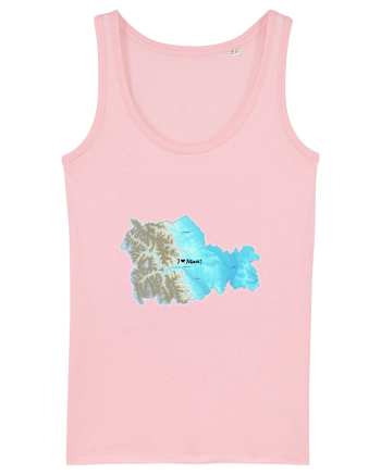 Neamț County Map Cotton Pink