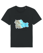 Neamț County Map Tricou mânecă scurtă Unisex Rocker