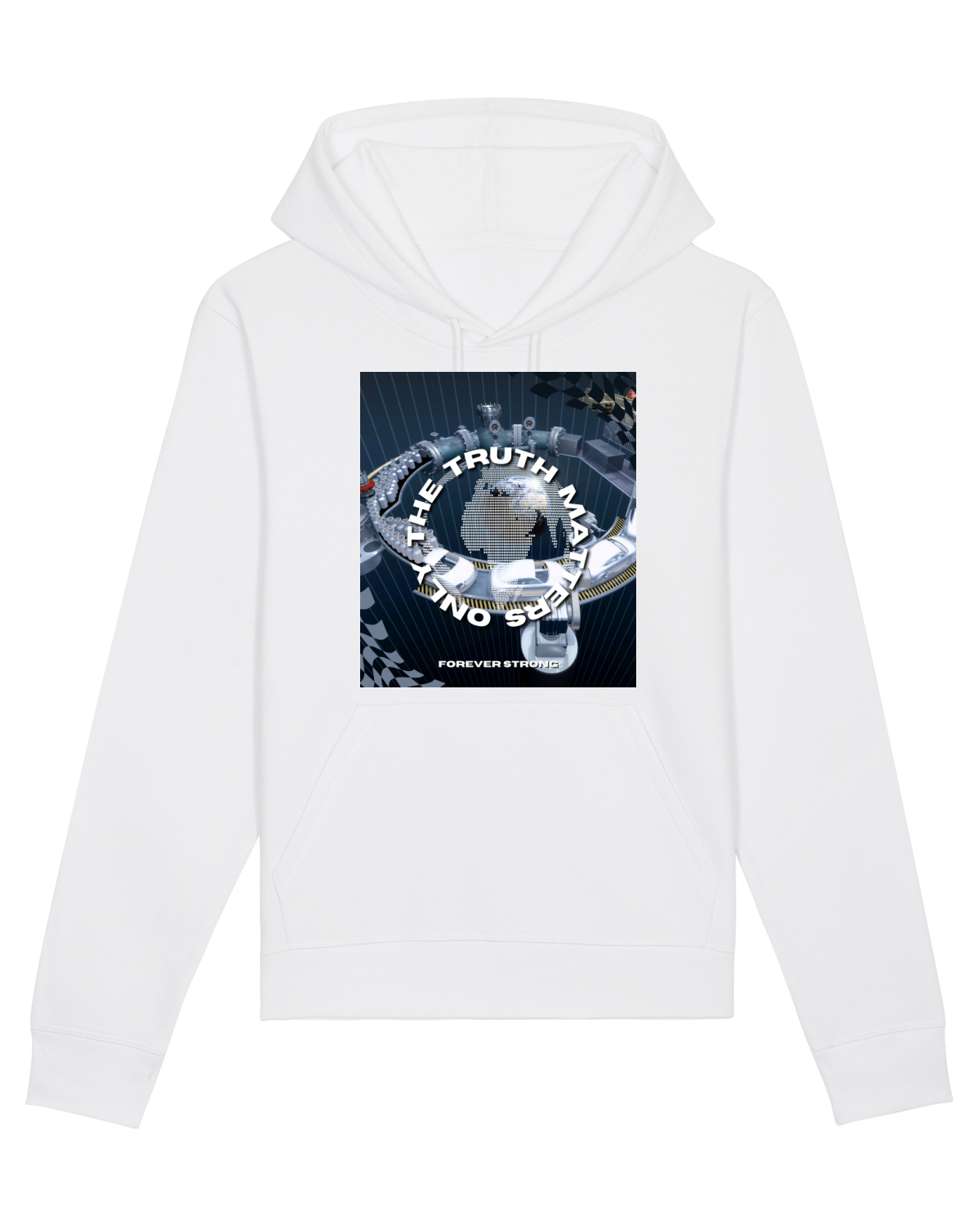 Hanorac Unisex Drummer White