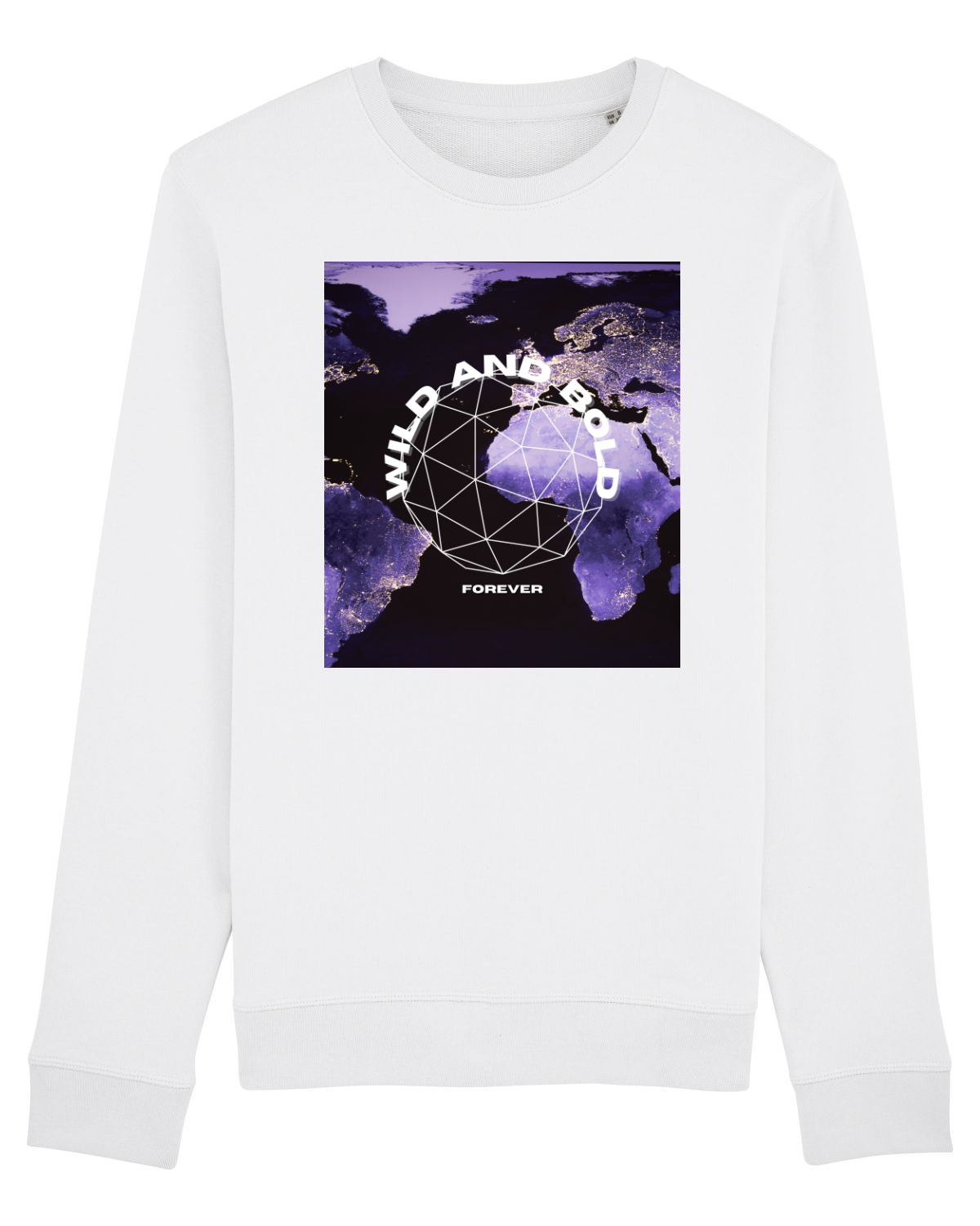 Bluză mânecă lungă Unisex Rise White