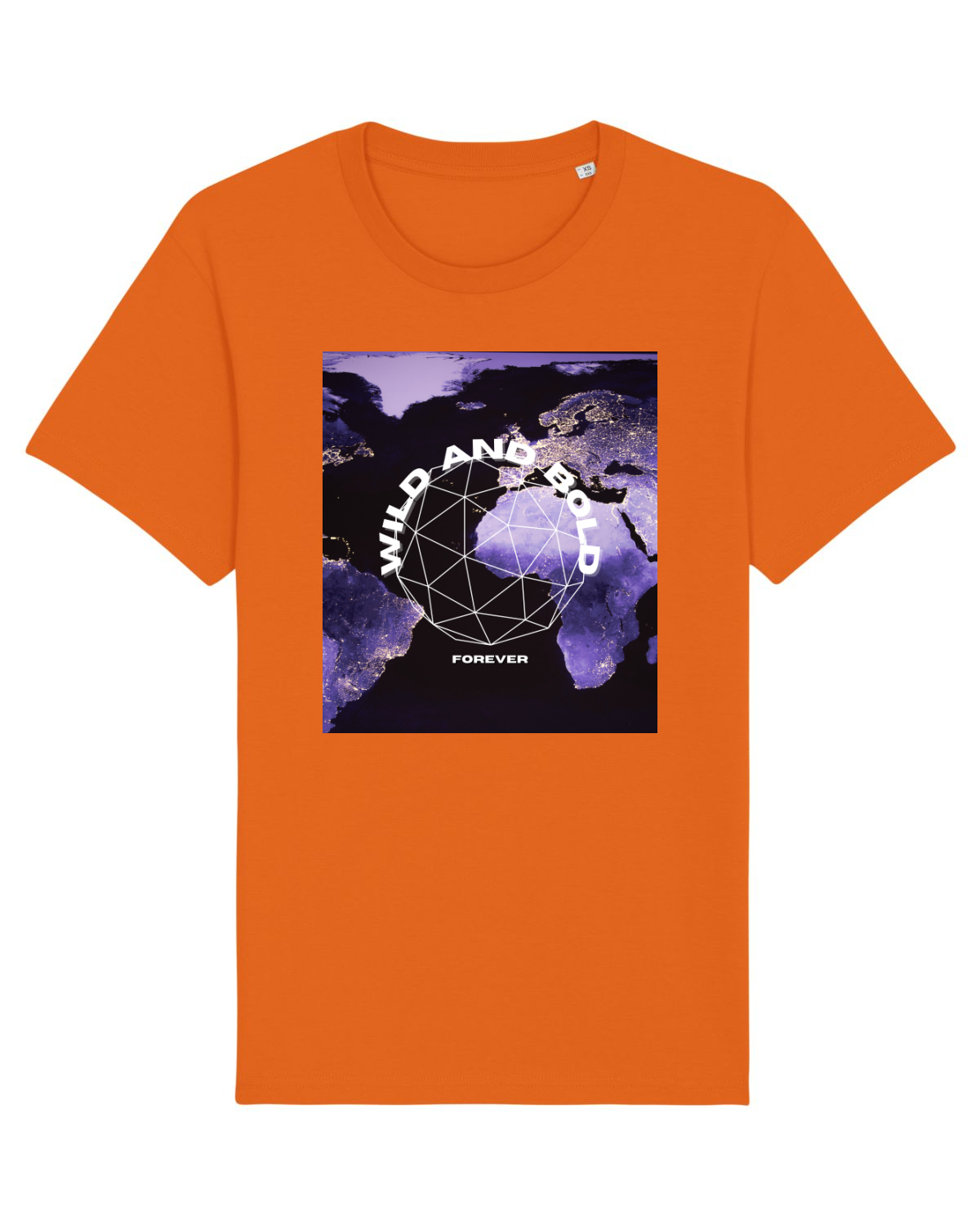 Tricou mânecă scurtă Unisex Rocker Bright Orange
