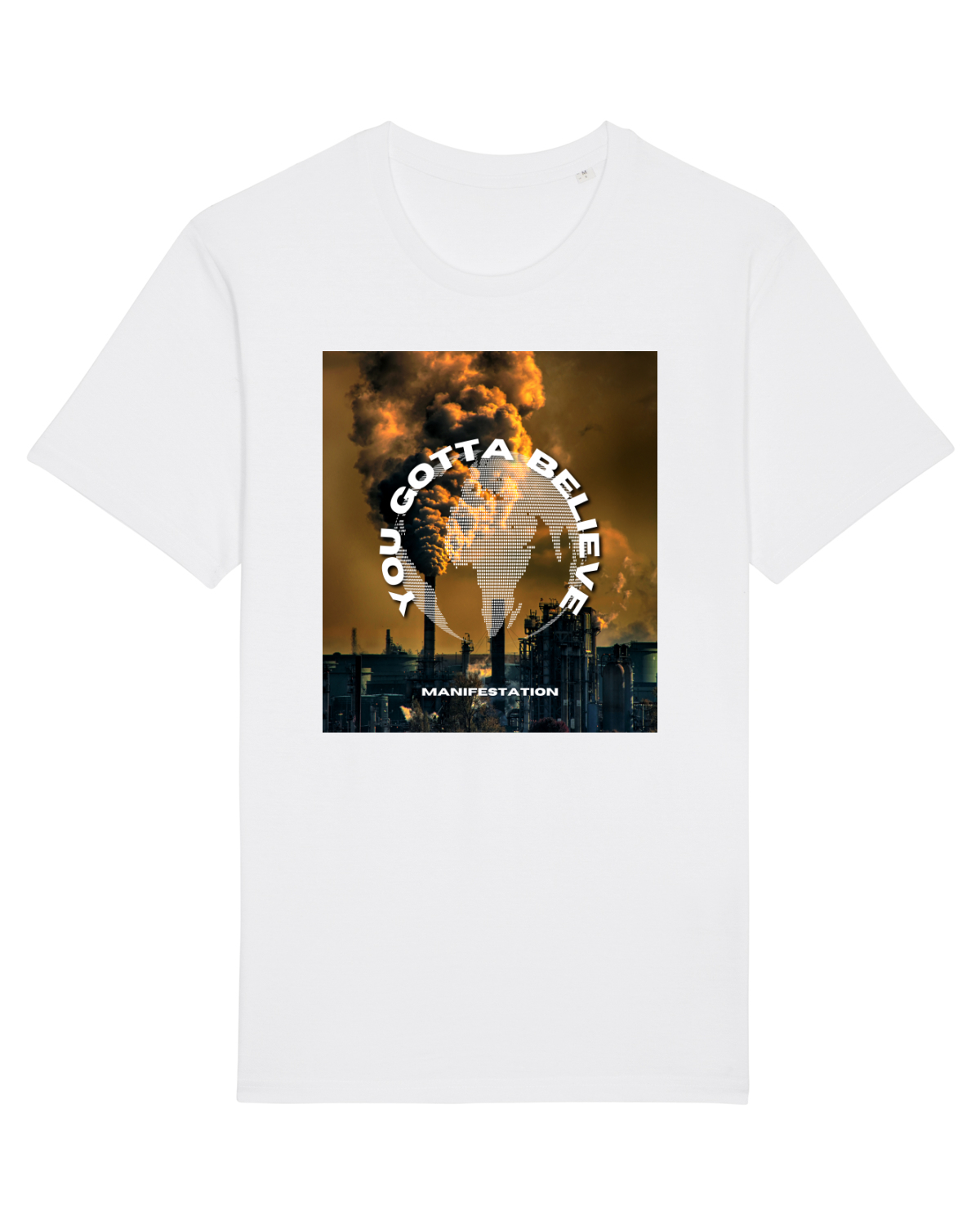 Tricou mânecă scurtă Unisex Rocker White