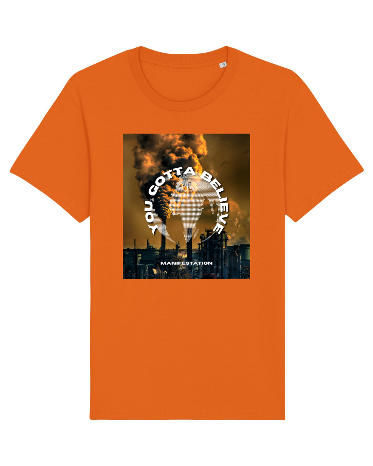 Tricou mânecă scurtă Unisex Rocker Bright Orange