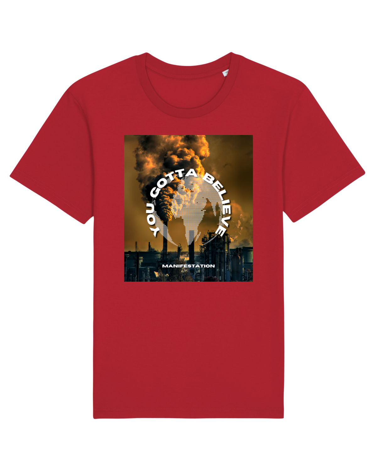 Tricou mânecă scurtă Unisex Rocker Red