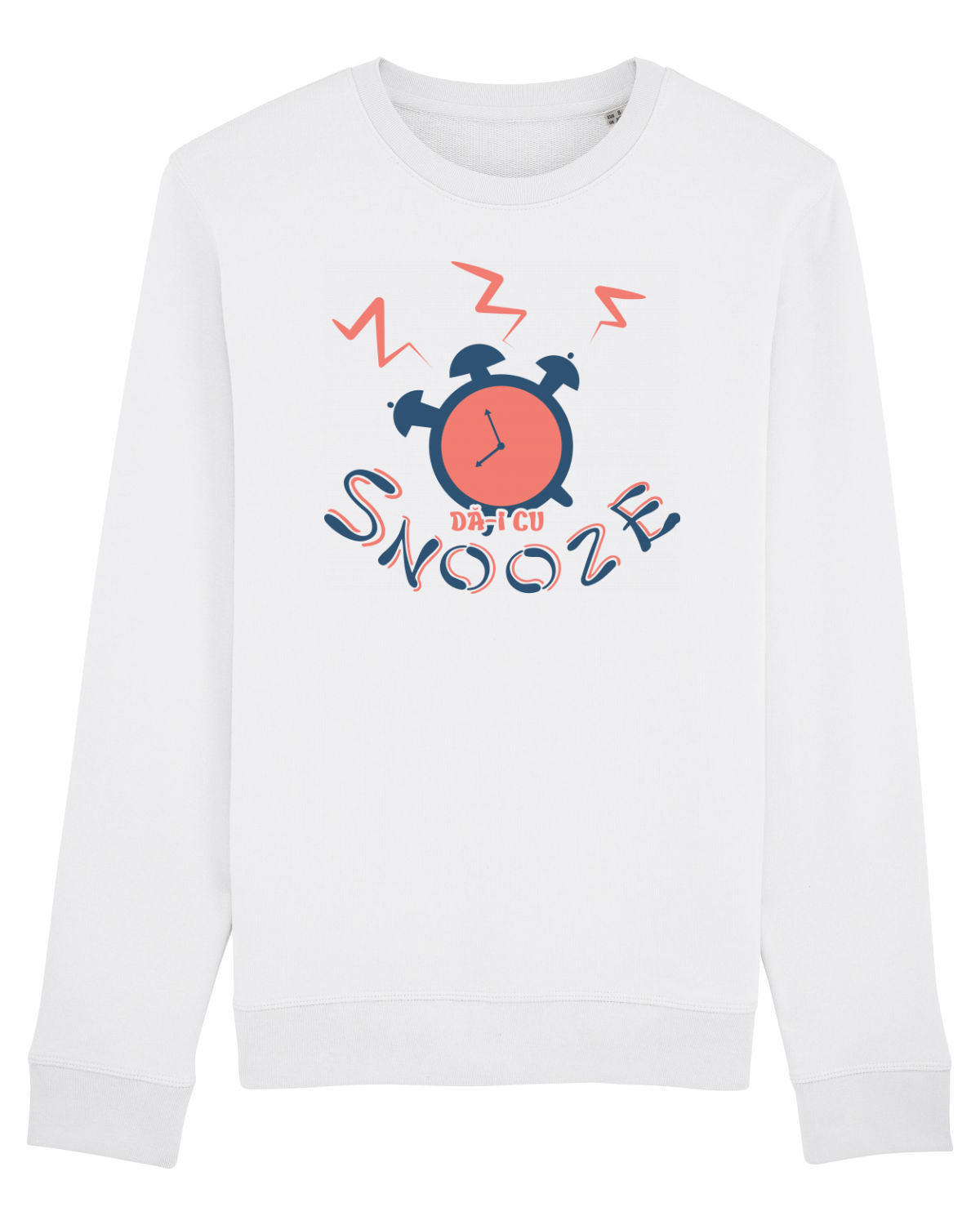 Bluză mânecă lungă Unisex Rise White