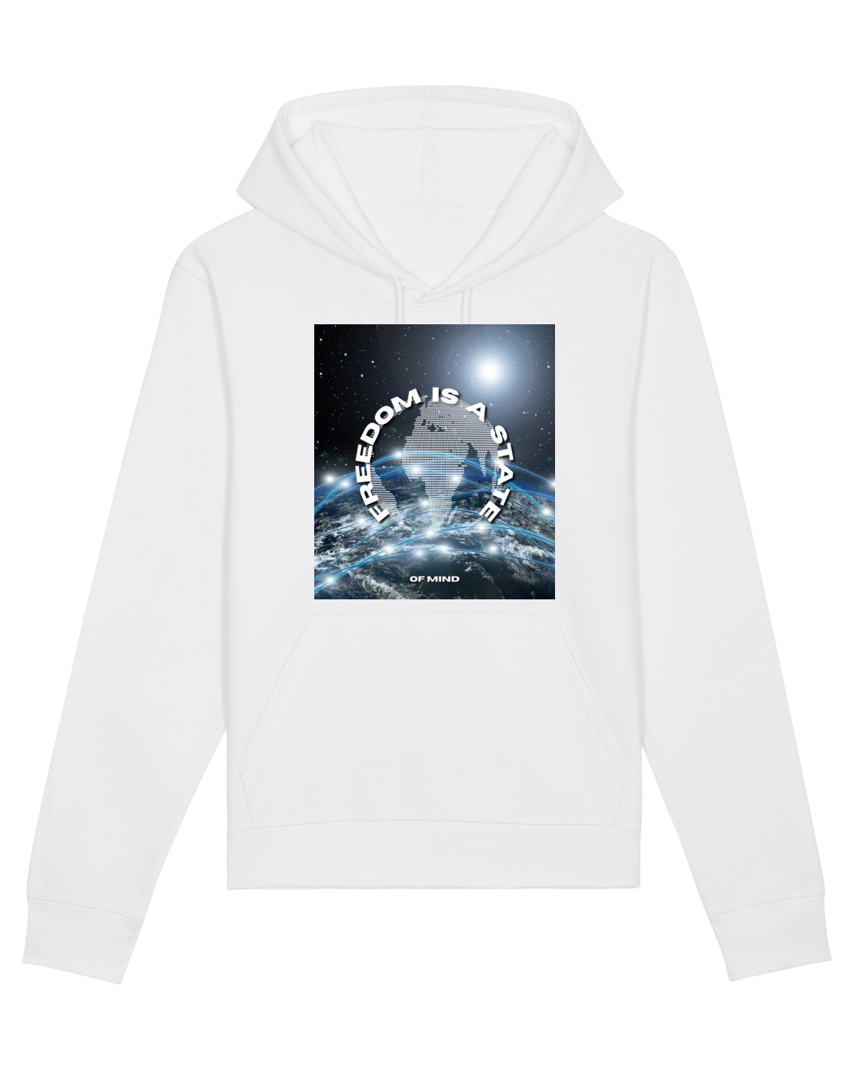 Hanorac Unisex Drummer White