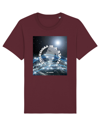 Freedom Is A State Burgundy