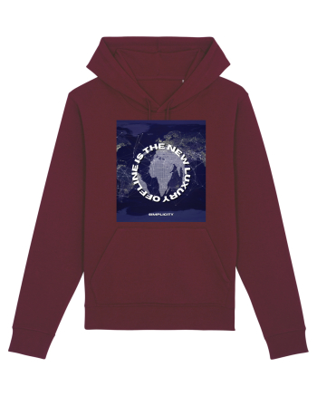 Offline Is The New Luxury Burgundy