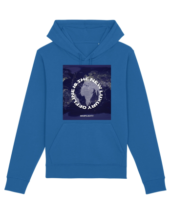 Offline Is The New Luxury Royal Blue