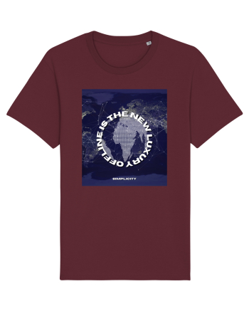 Offline Is The New Luxury Burgundy