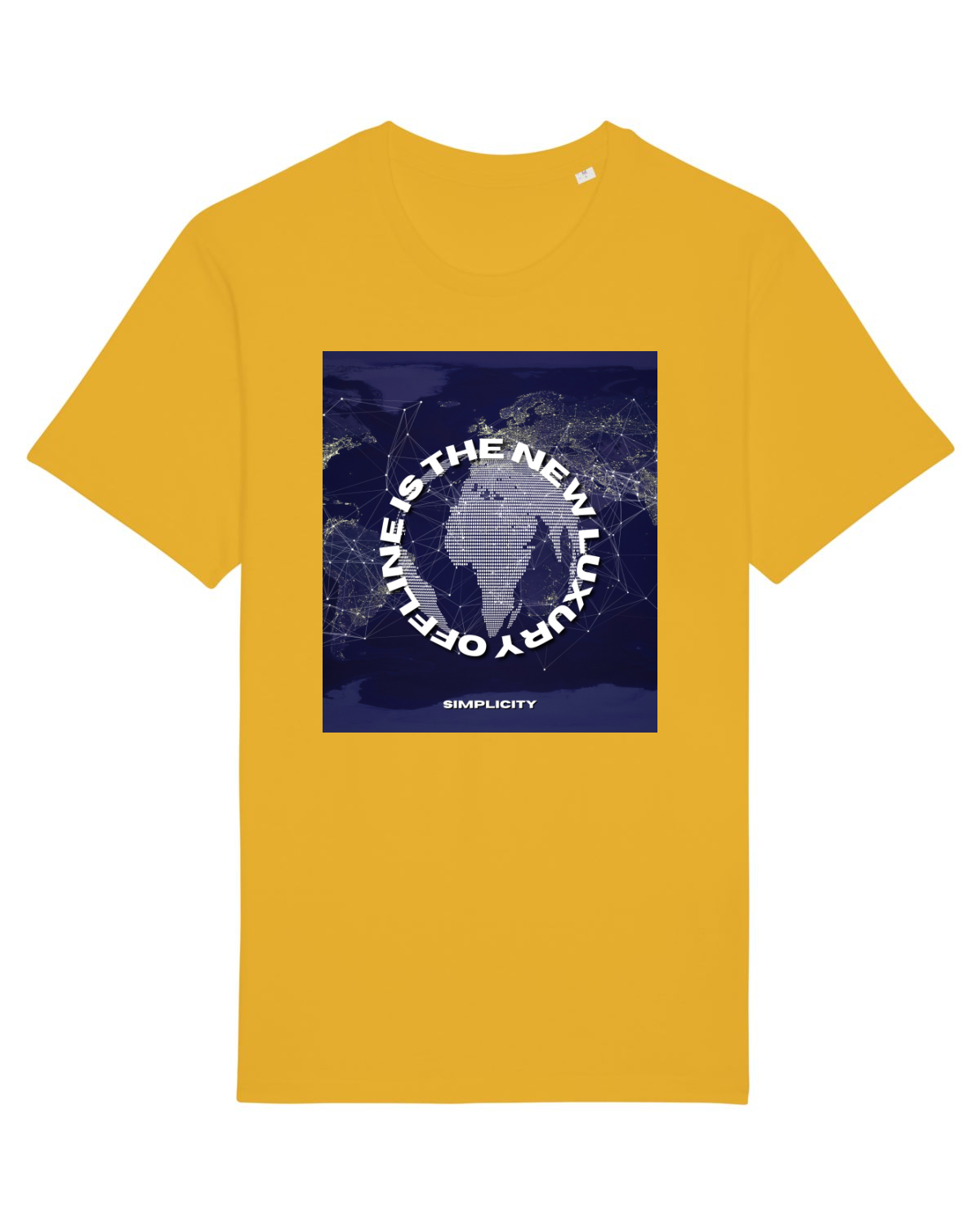 Tricou mânecă scurtă Unisex Rocker Spectra Yellow