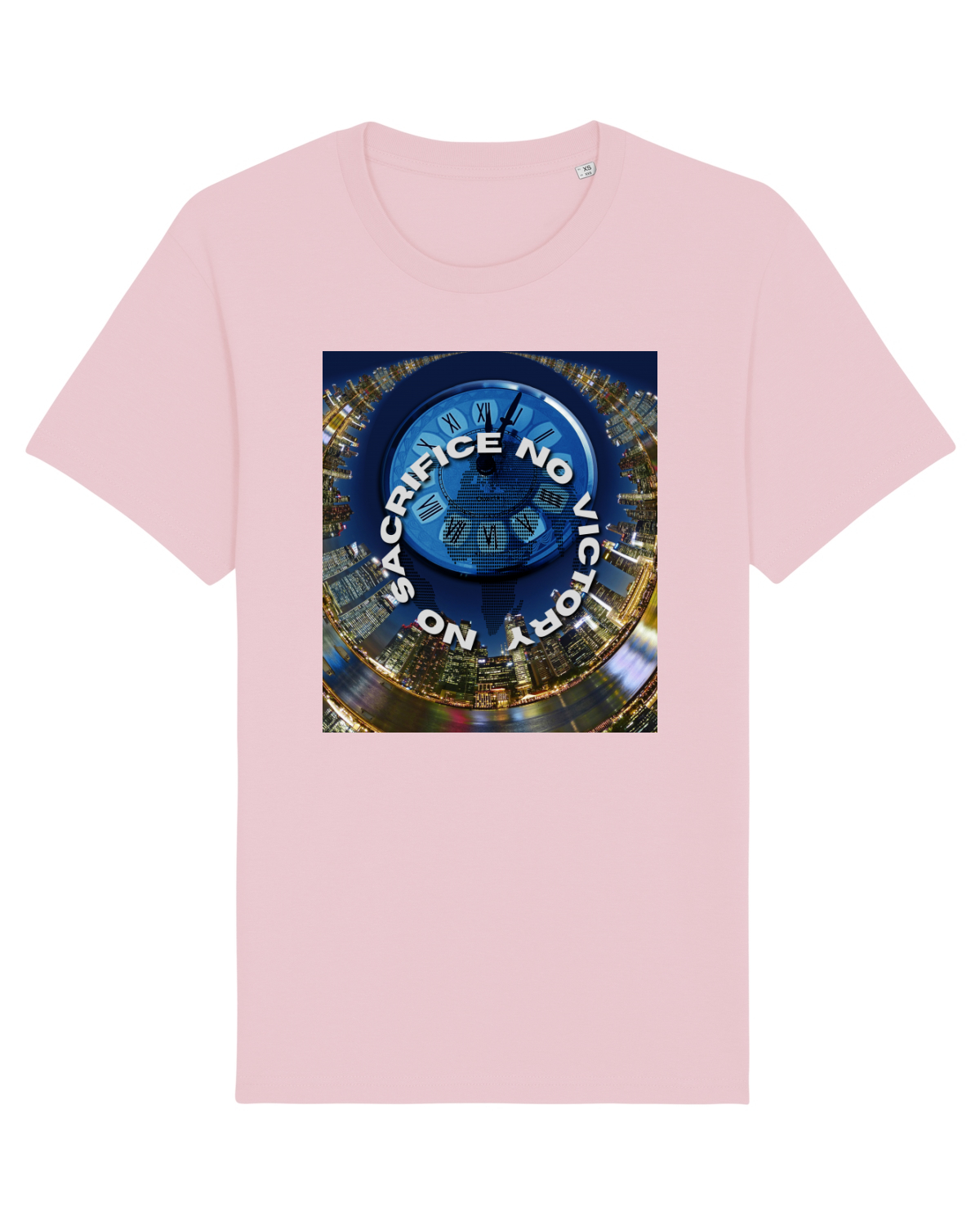 Tricou mânecă scurtă Unisex Rocker Cotton Pink