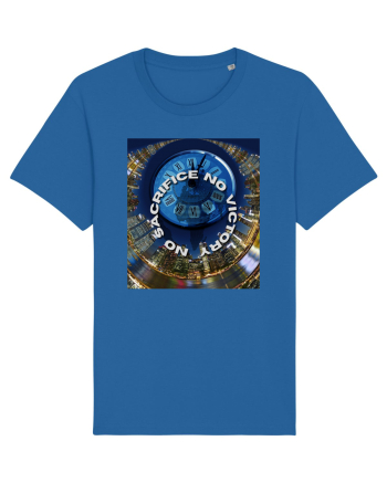 No Sacrifice No Victory Royal Blue