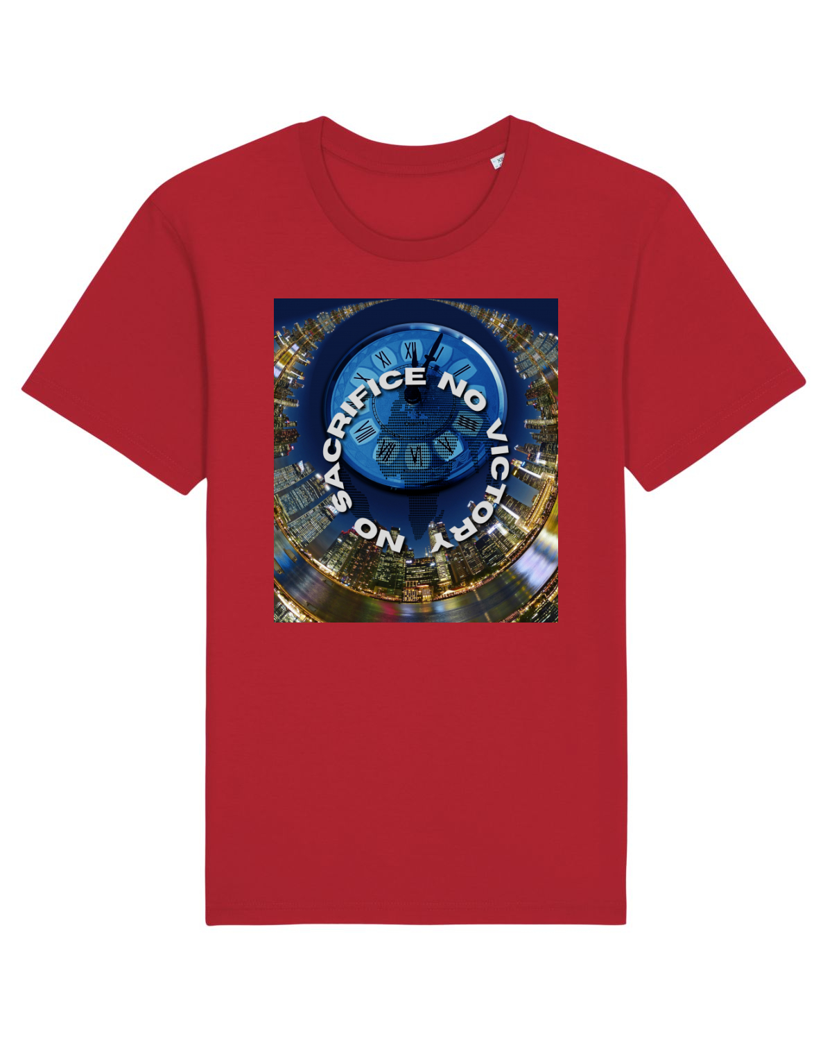 Tricou mânecă scurtă Unisex Rocker Red