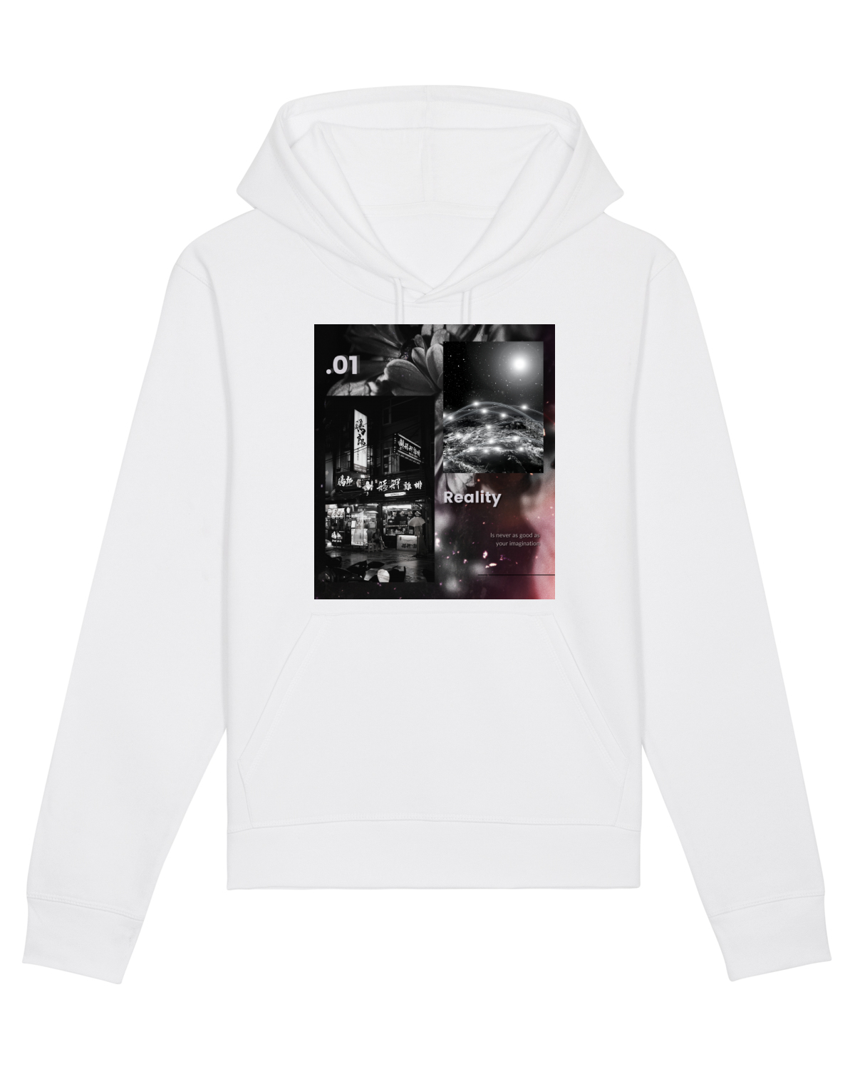 Hanorac Unisex Drummer White