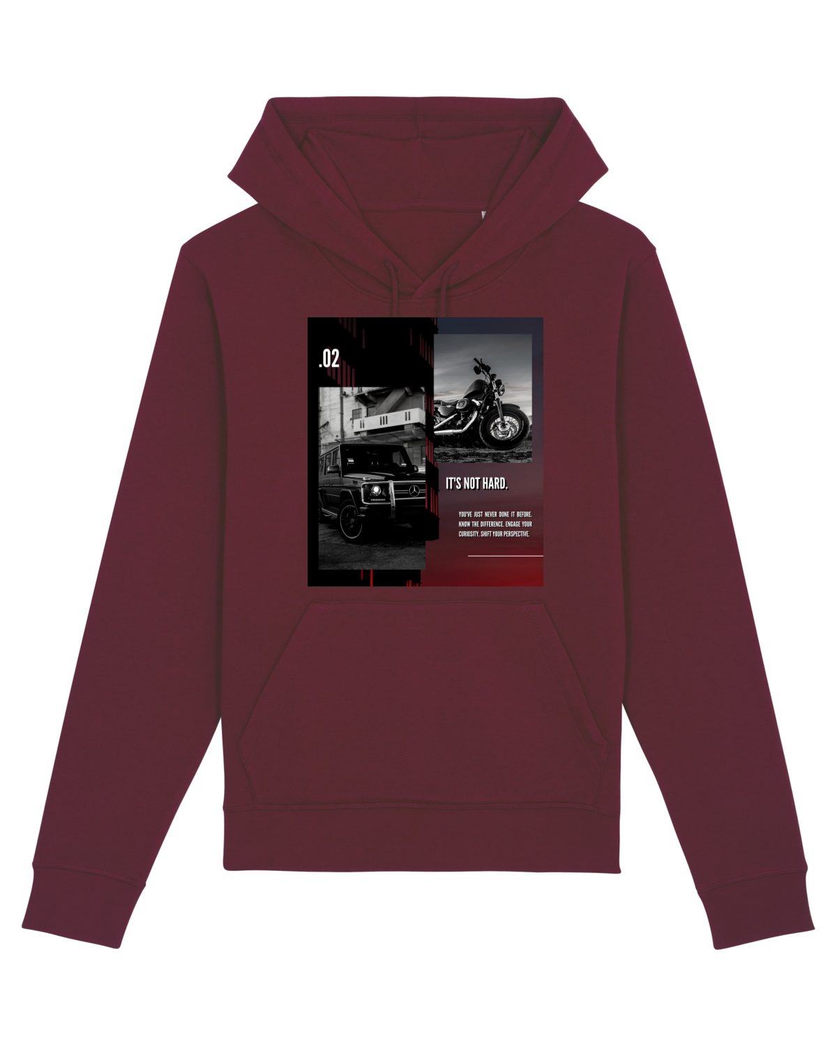 Hanorac Unisex Drummer Burgundy