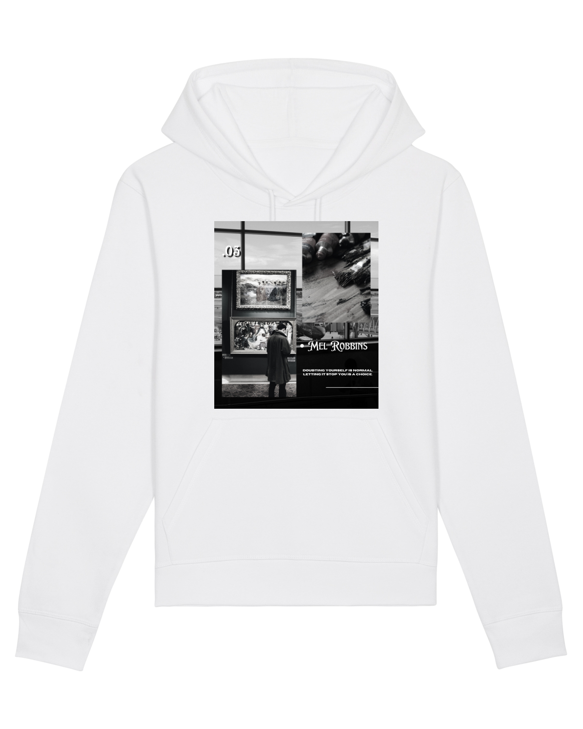 Hanorac Unisex Drummer White