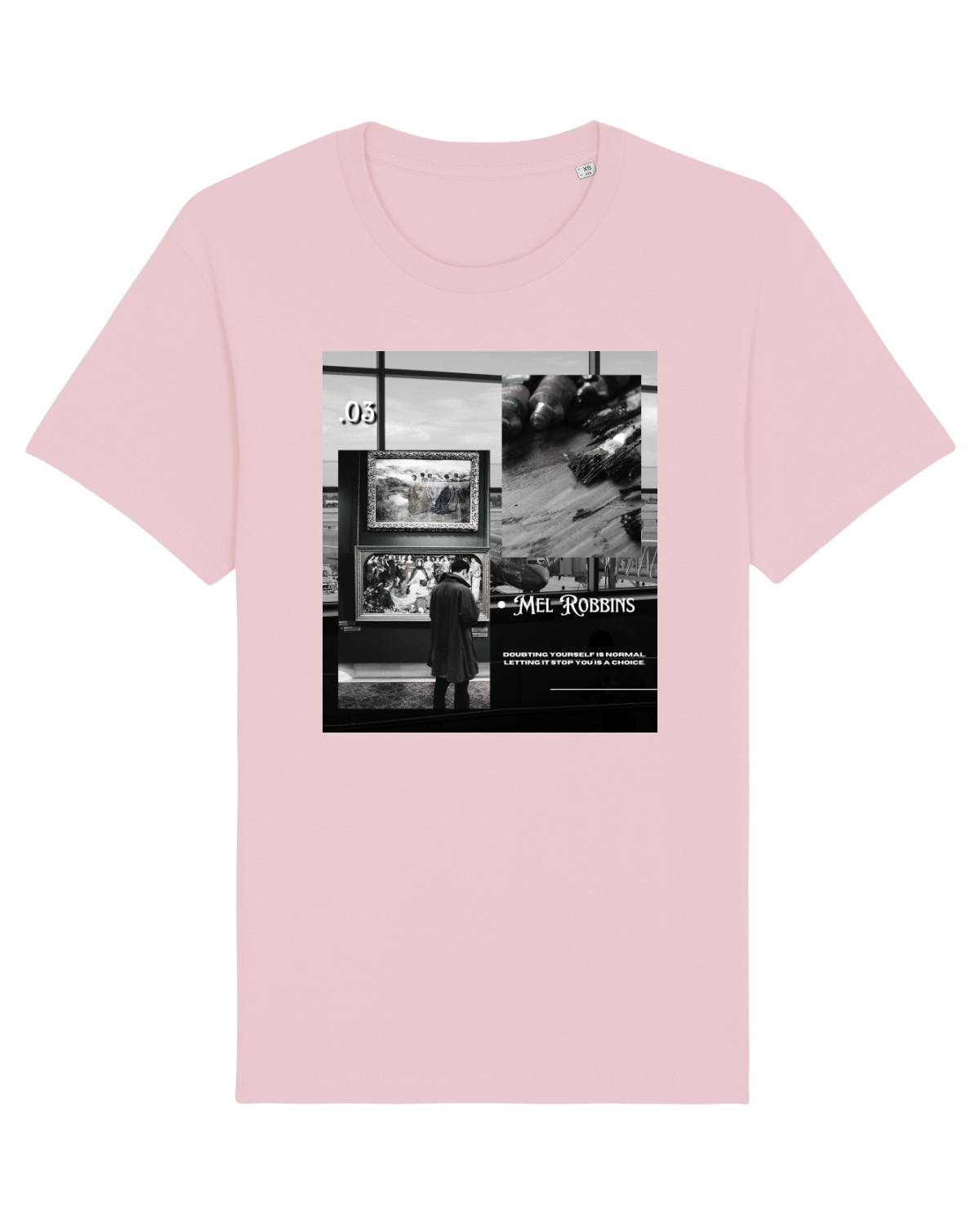 Tricou mânecă scurtă Unisex Rocker Cotton Pink