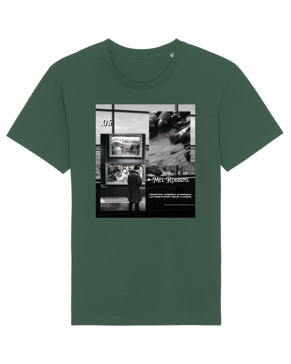 Tricou mânecă scurtă Unisex Rocker Bottle Green
